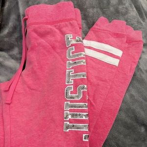 Justice sweatpants